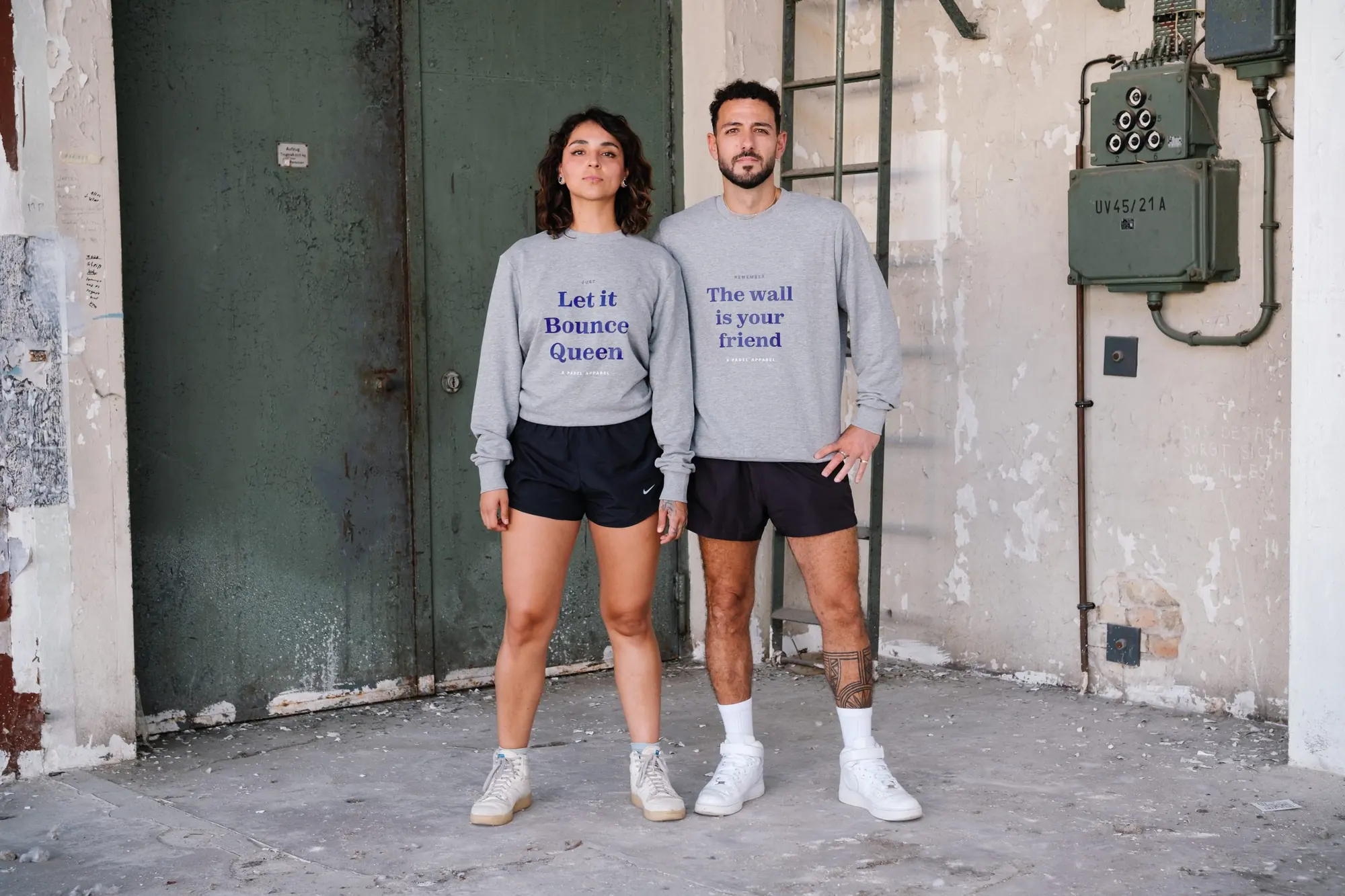 a padel apparel — Let it Bounce Queen & The wall is your friend